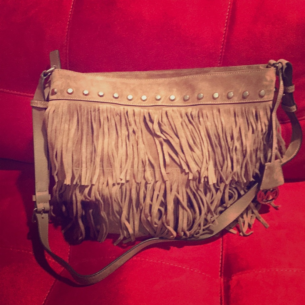 Authentic suede Michael Kors bag